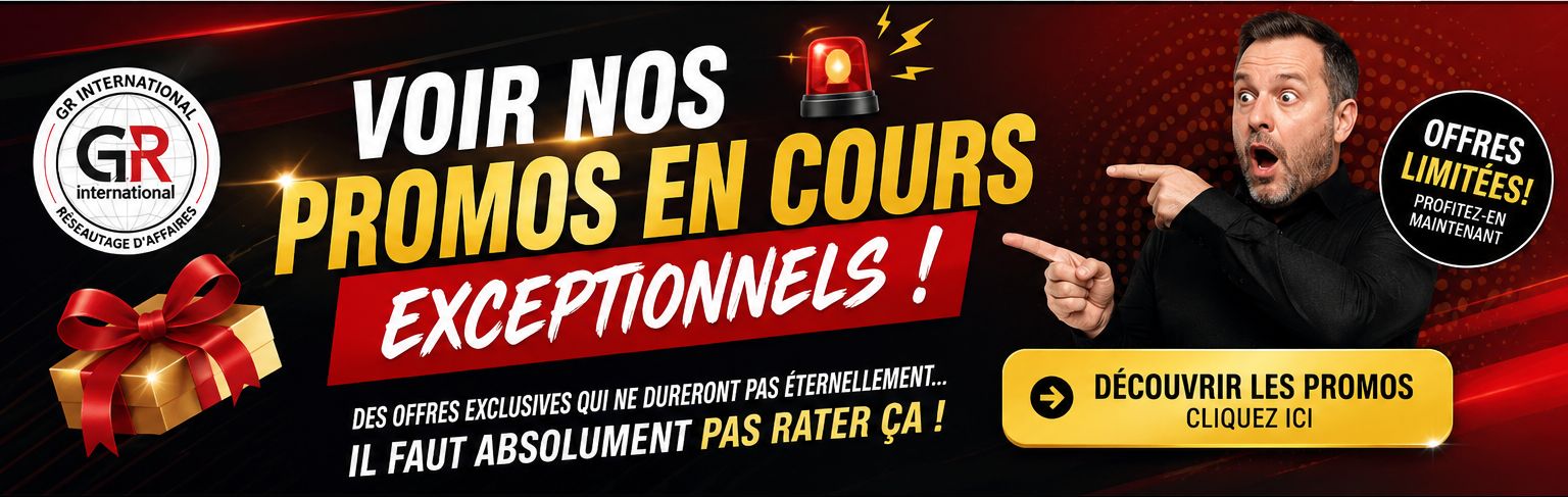 Voir nos promotions exceptionnelles en cours